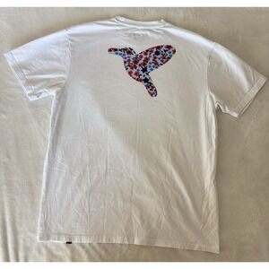 White Birddogs Casual Athletic Tshirt Shirt Men's L Large (B3)